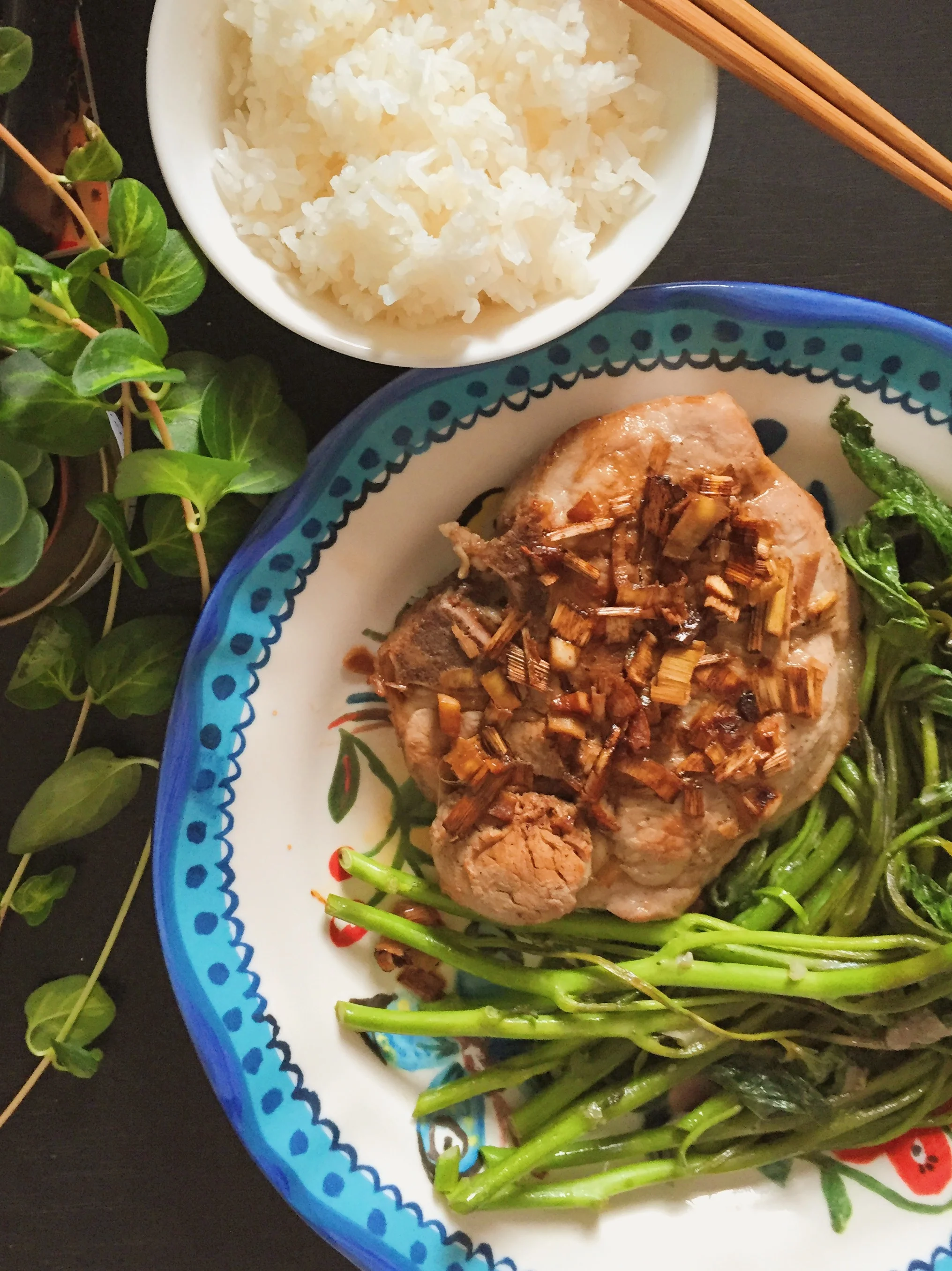 Lemongrass Pork Chops from Soy and Ginger