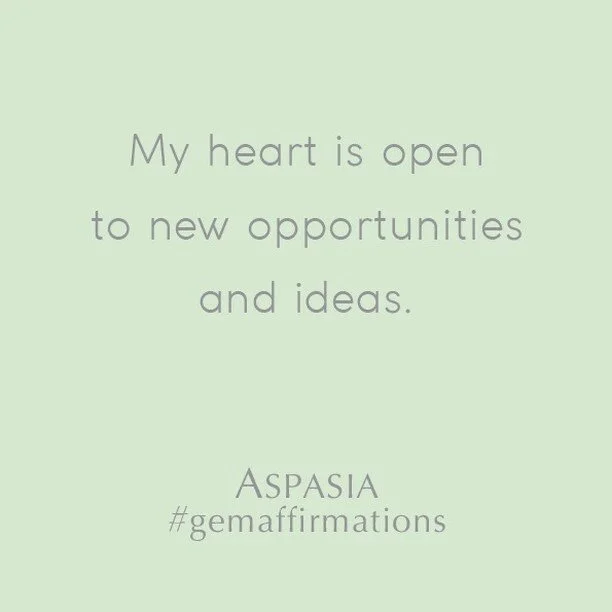 AFFIRM YES if you needed to hear this today.

REPEAT 3 TIMES for awareness on new opportunities &amp; ideas.

Aspasia______________x 

#affirmations #aspasiajewelry #aspasia 
#handmadejewelry #gemstones #gemquotes #positivevibes #crystalhealing #keep