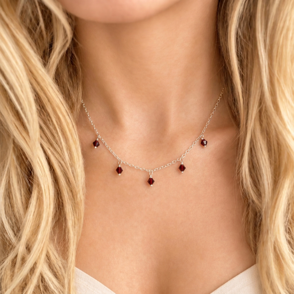 Red Garnet Necklace