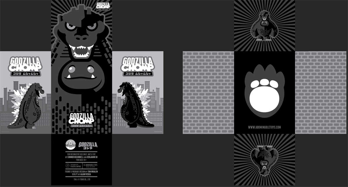 GODZILLA x CHOMP — strongstuff