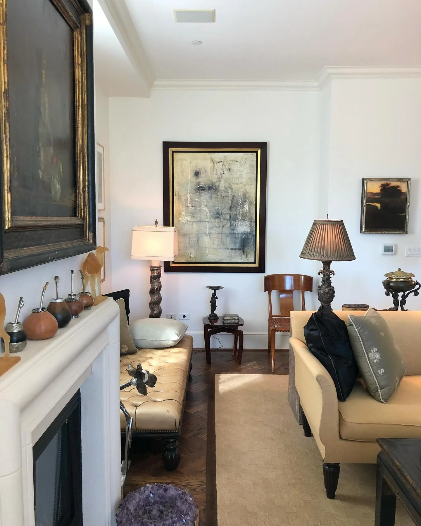 A Bill Blass-Mac II-Cy Twombly inspired interior for a beloved client. #bobbittandcompanyinteriordesign