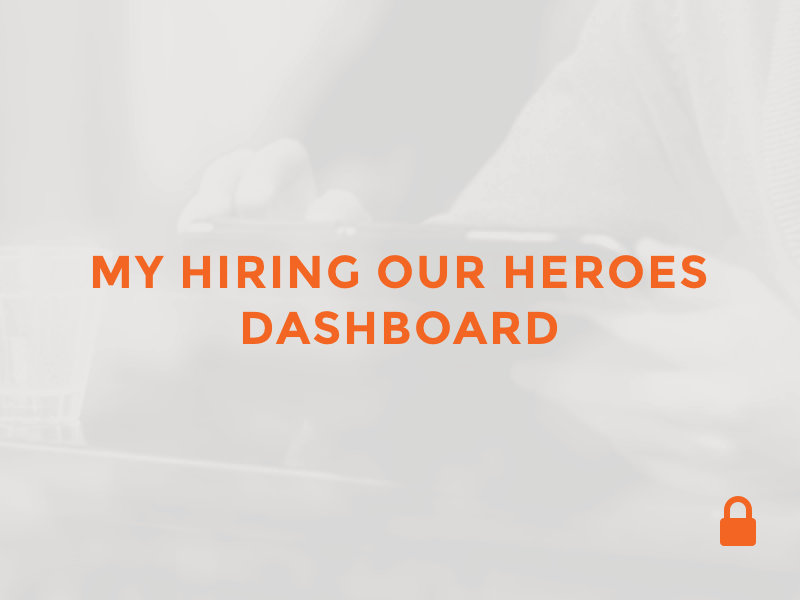 My Hiring Our Heroes Dashboard