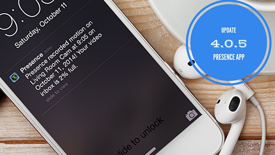 Update your Free Presence app at App Store