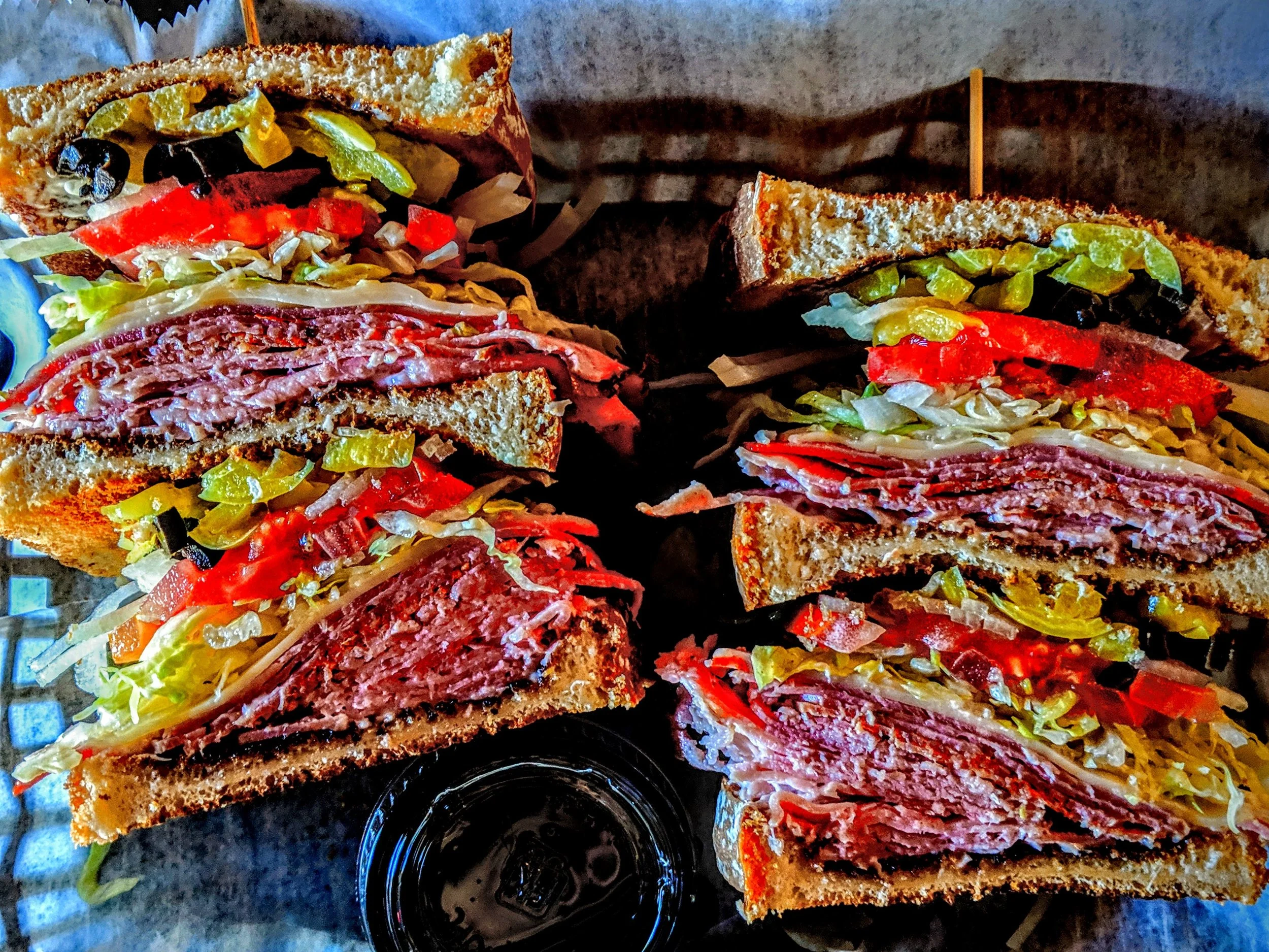 Dagwood’s Italian Stacked all the way.