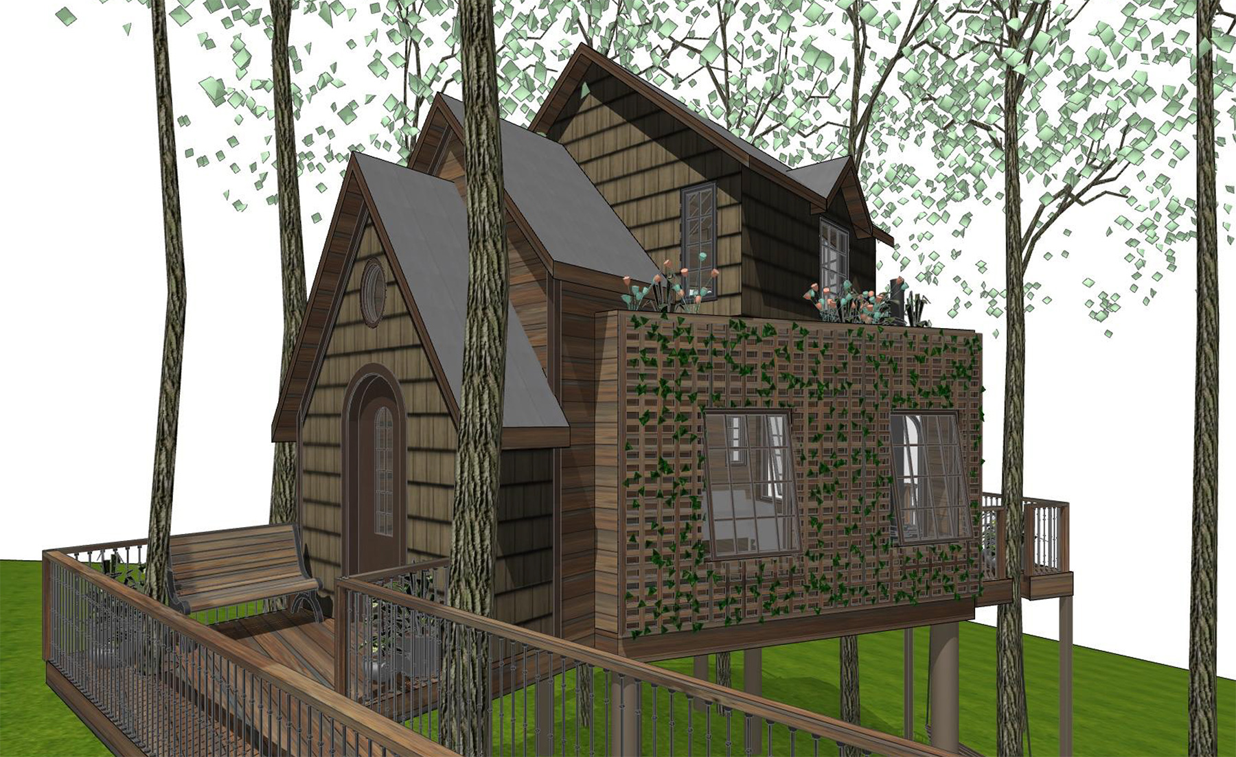 OPTION 1: FRONT OBLIQUE PERSPECTIVE