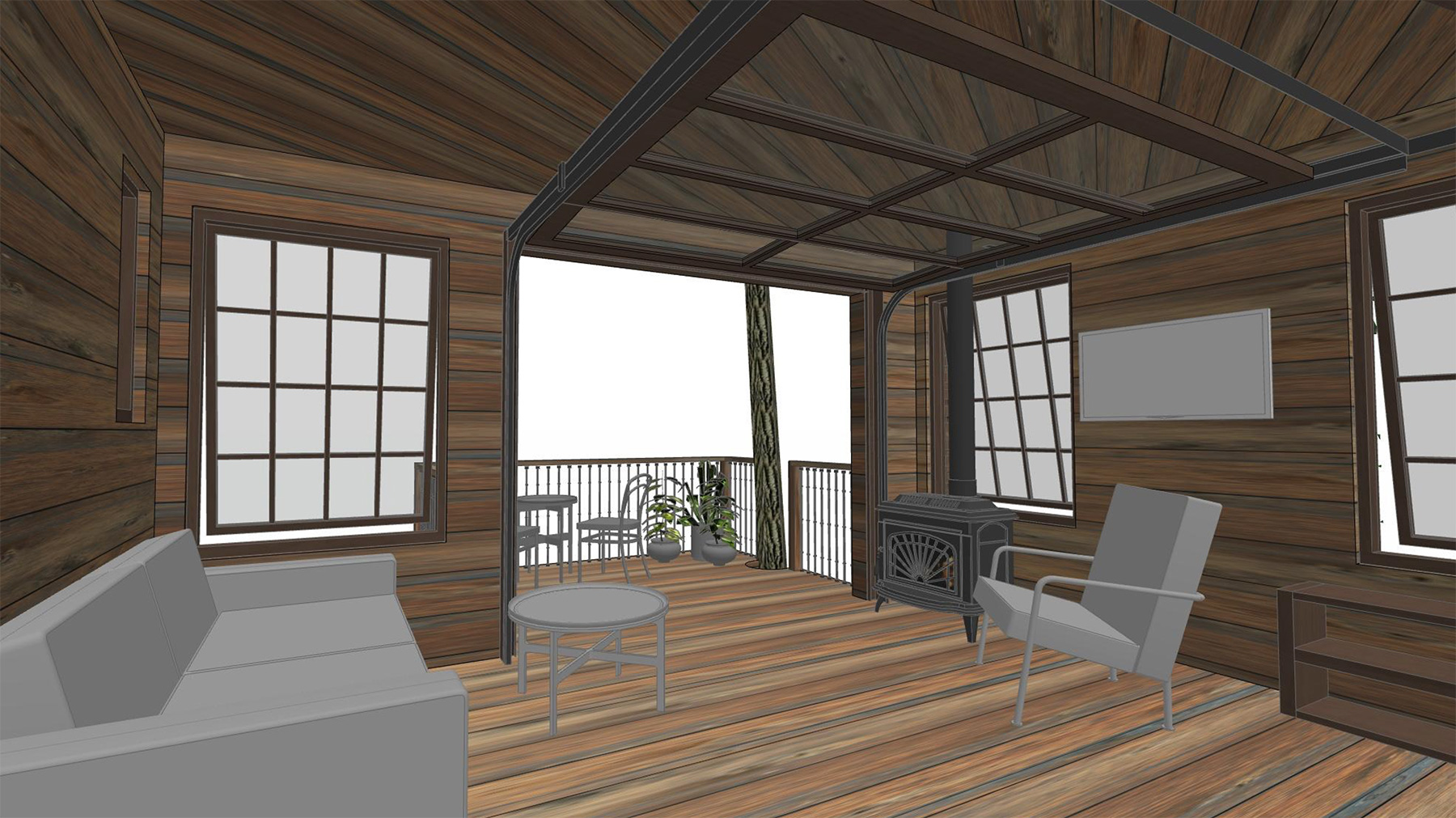 OPTION 1: FROM LIVING ROOM