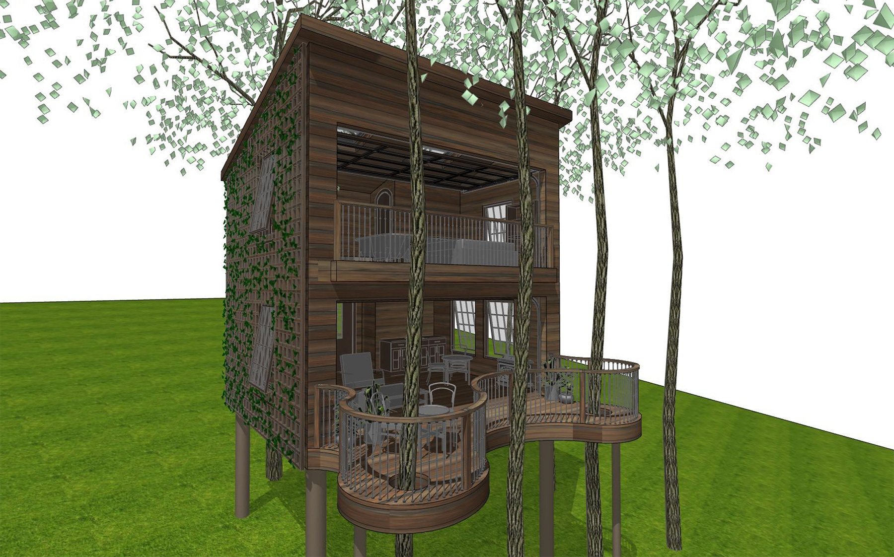OPTION 2: REAR OBLIQUE PERSPECTIVE