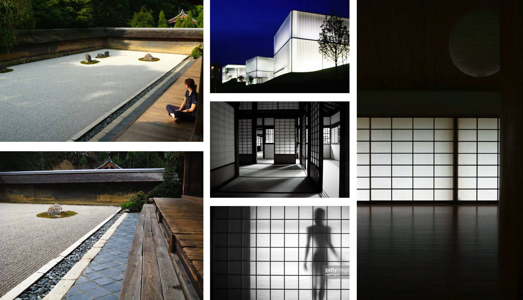 Precedents to incorporate a Japanese minimalist aesthetic.