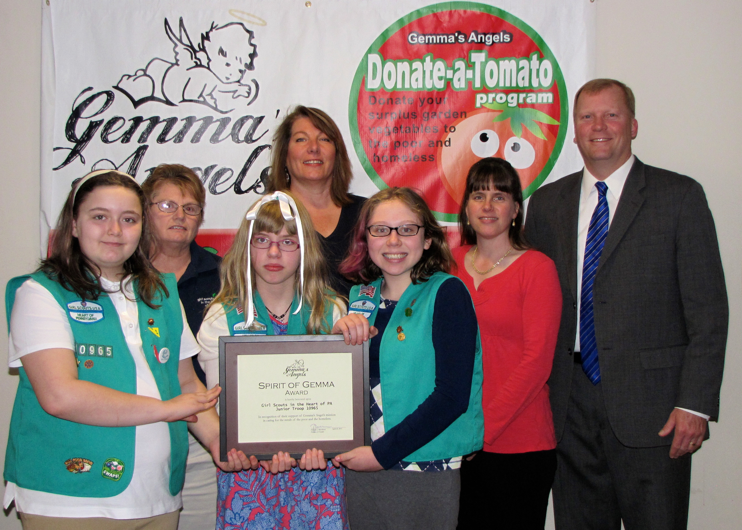 Copy of Award Recipients Girl Scout Troop 10965