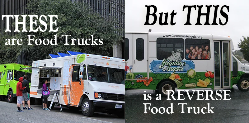 The vehicle above is an artist's rendering of our Mobile Farmer's Market/All-Kids Mobile Farmer's Market