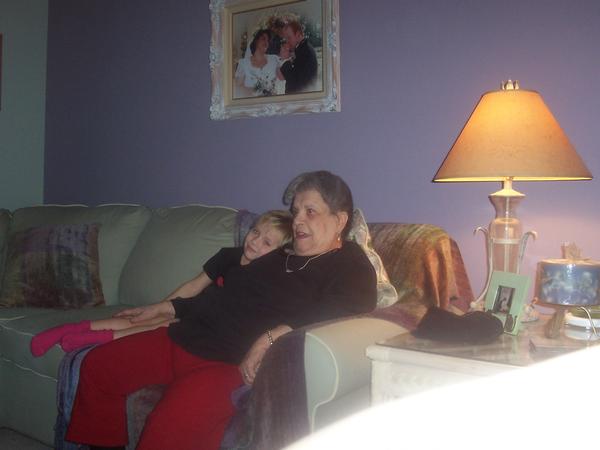 Nonna and Liana on sofa Dec 2006.jpg