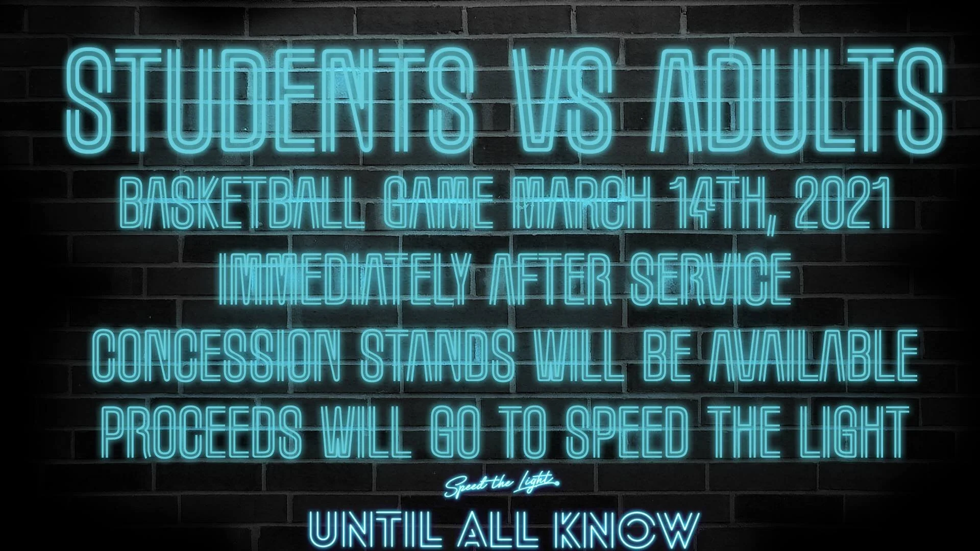 Students vs Adult Basketball Game
