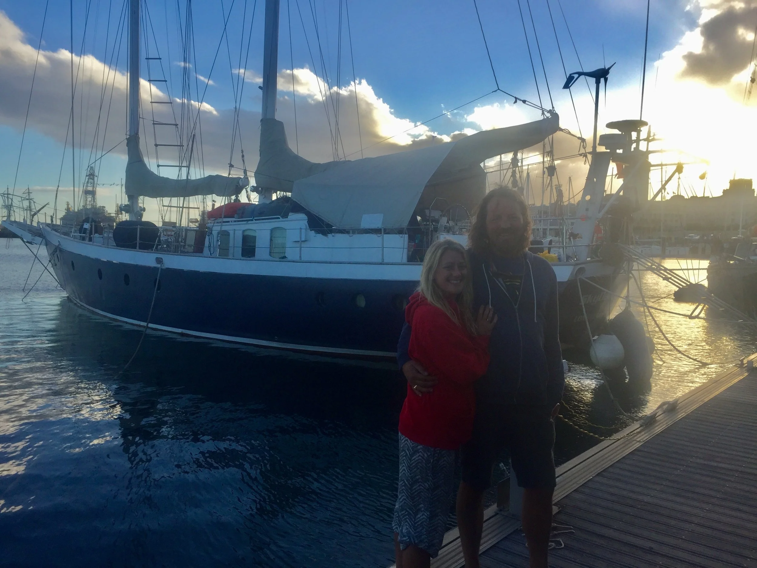 Meet Nick and Estella, hands down, the best crew we've met all trip. 