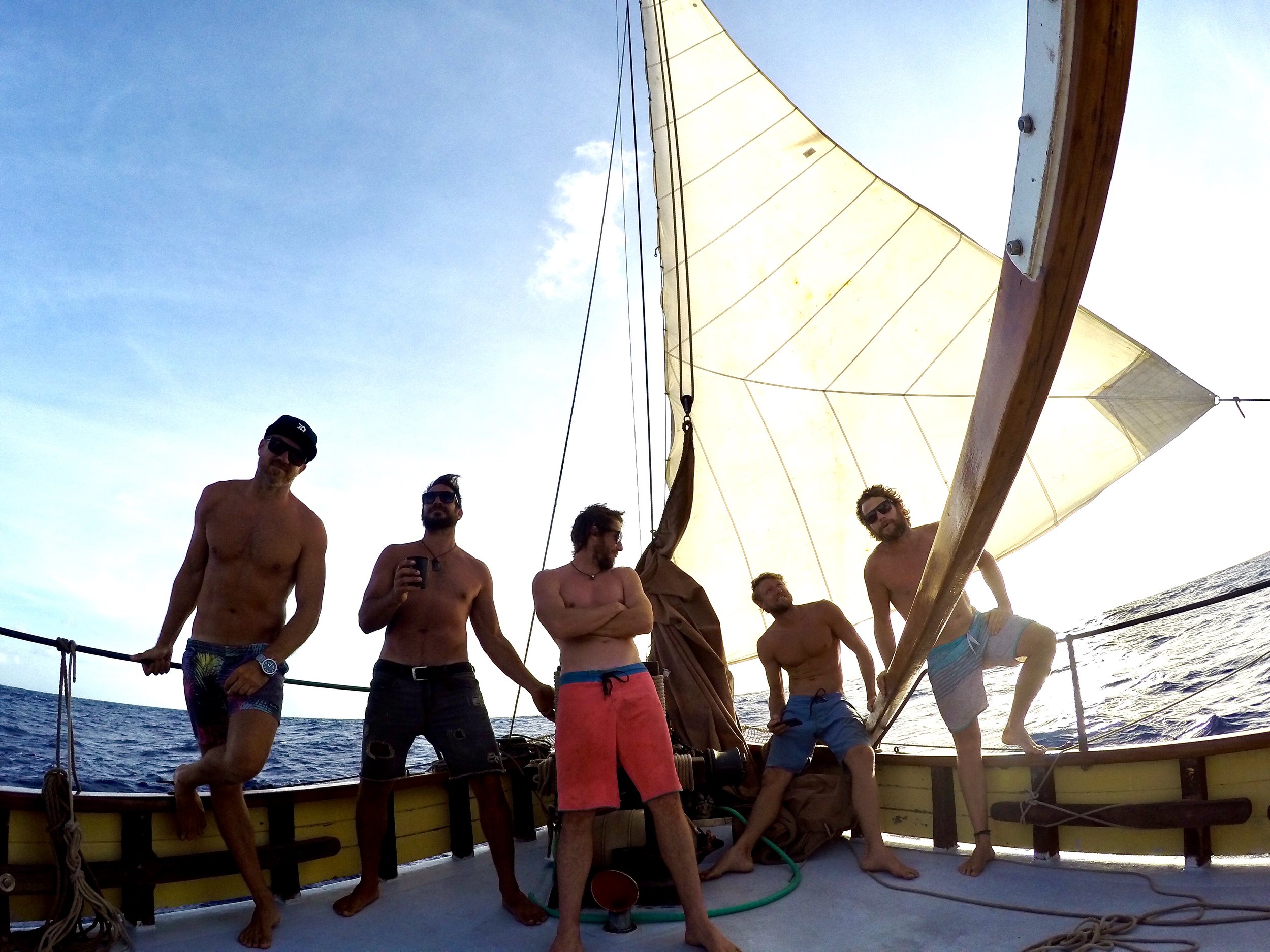 Sailors and rum. 
