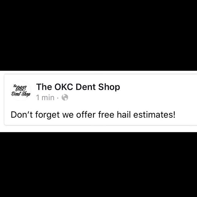 Let&rsquo;s get those cars fixed OKC!

#oklahomacity #okc #oklahoma #edmondok #yukonok #severeweather #okcthunder #hailrepair #autohailrepair