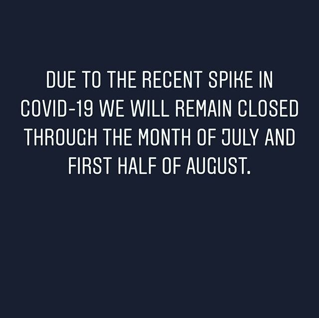 Stay safe out there and we will see y&rsquo;all in September 🤙