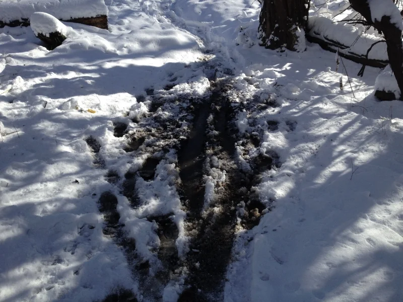 Be alert to trail conditions during the freeze/thaw cycles.