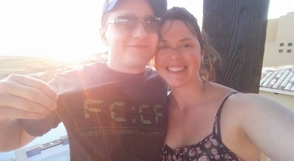 Carly and Ted representing while on vacation ...
