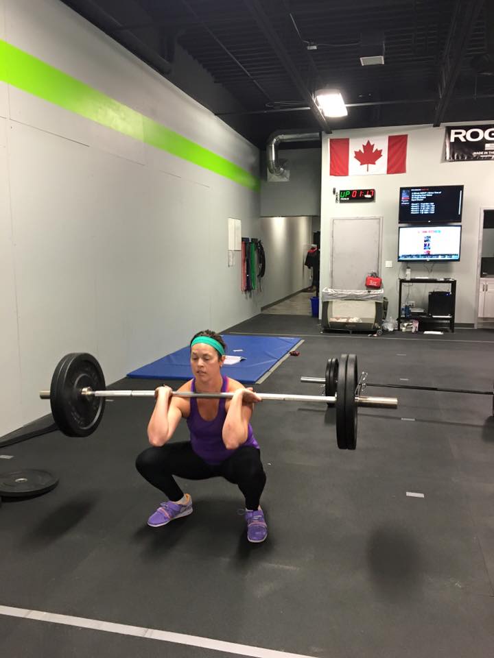 Carly taking on 16.2 and making it look easy