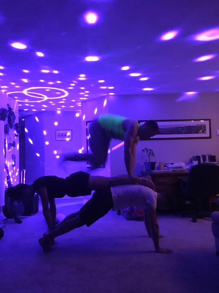 Triple stack plank attempt ...