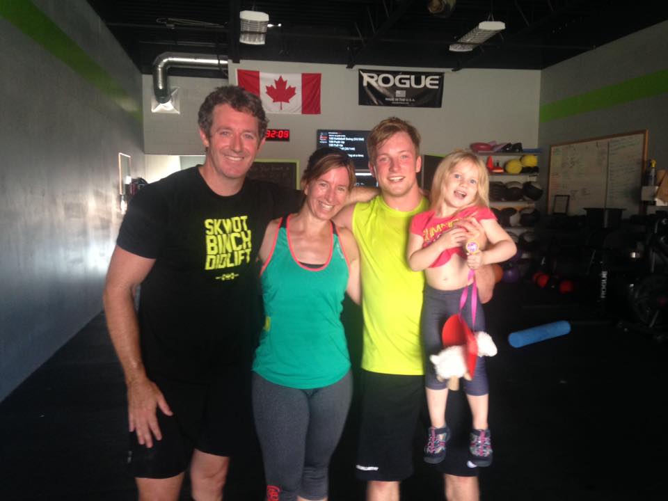 Always glad to be done the WOD ...