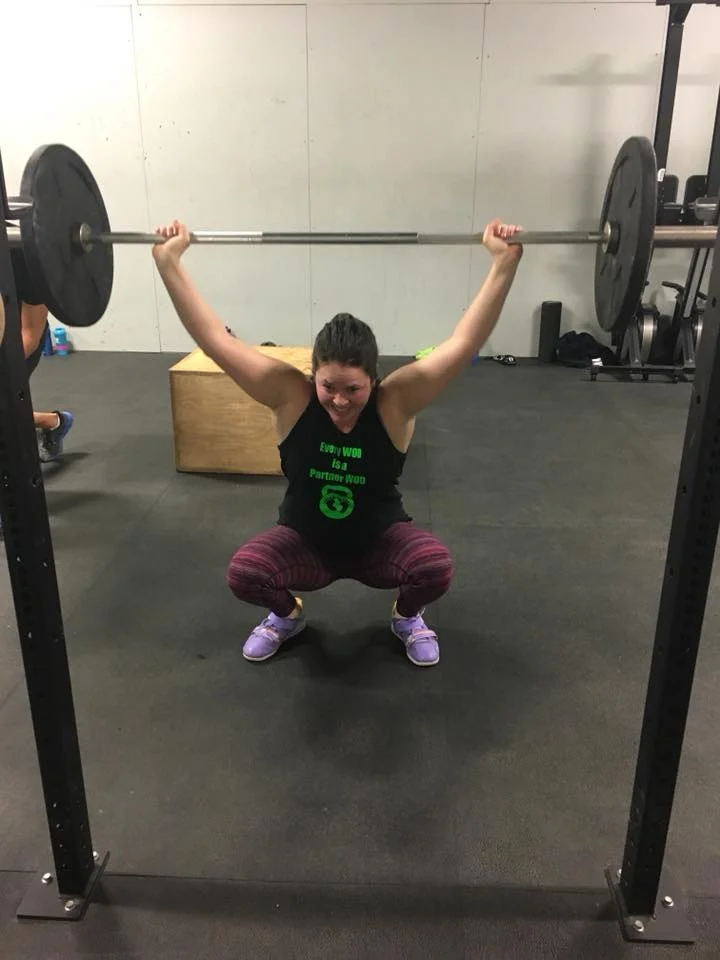 Be a healthy role model, the young ones are watching ... and squatting lower ...