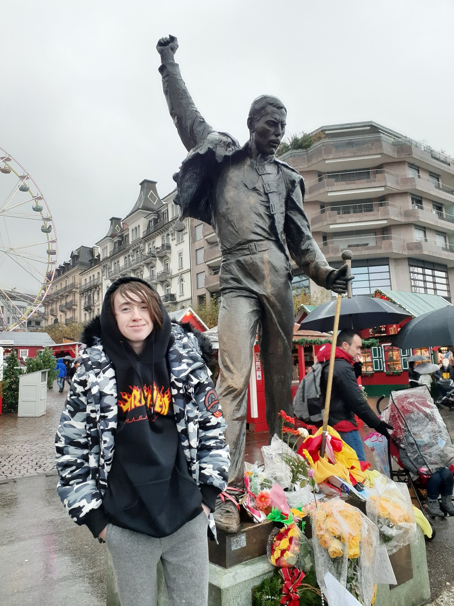 Freddy Mercury Statue in Montreux 