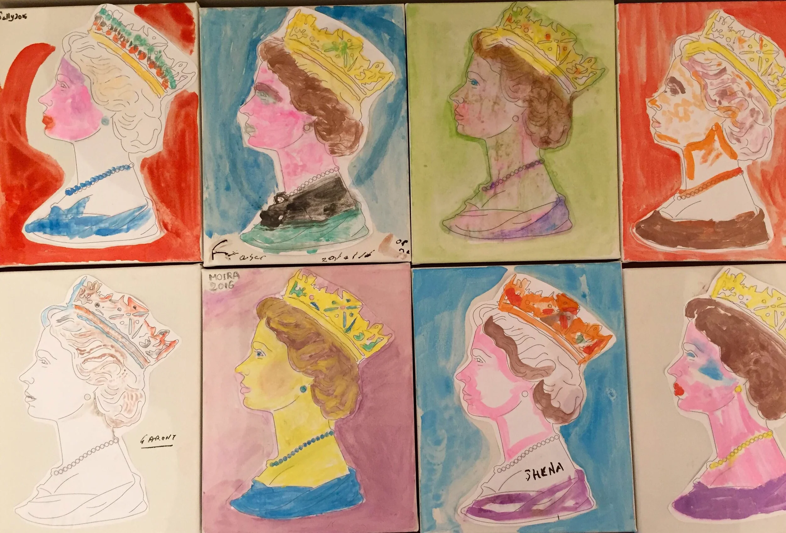 Artwork to celebrate Queen Elizabeth II's 90th Birthday  