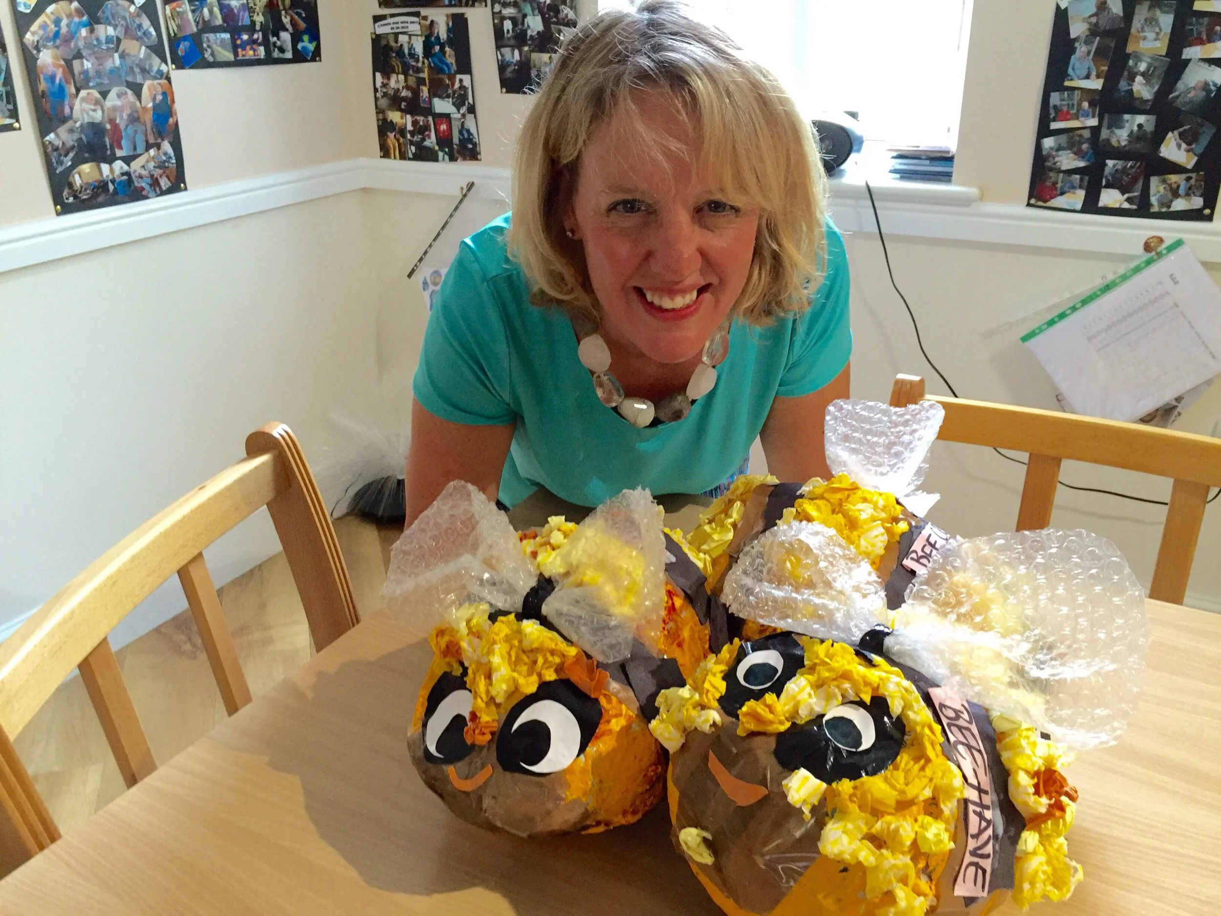 Honey bee sculptures