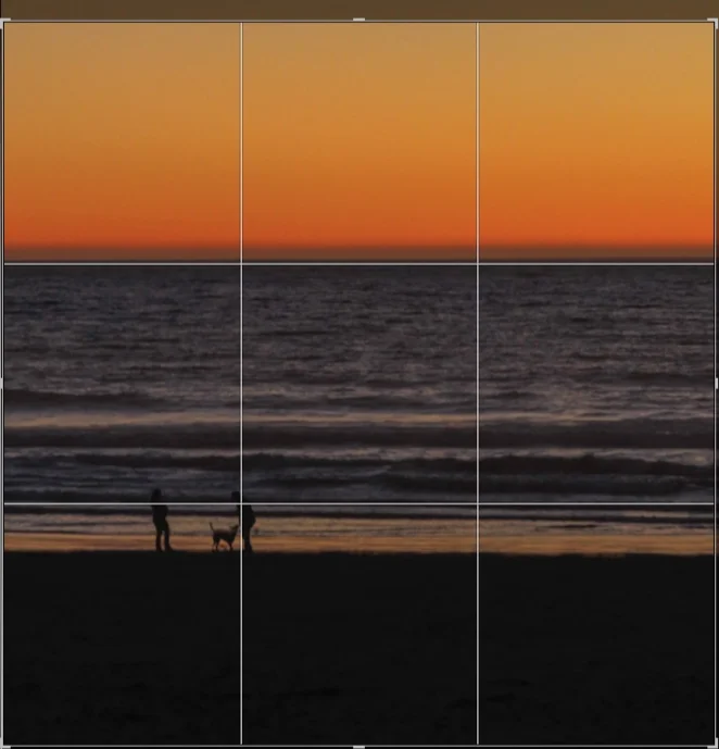 Using the rule of thirds..can be done in camera using the built in guidelines or in post processing