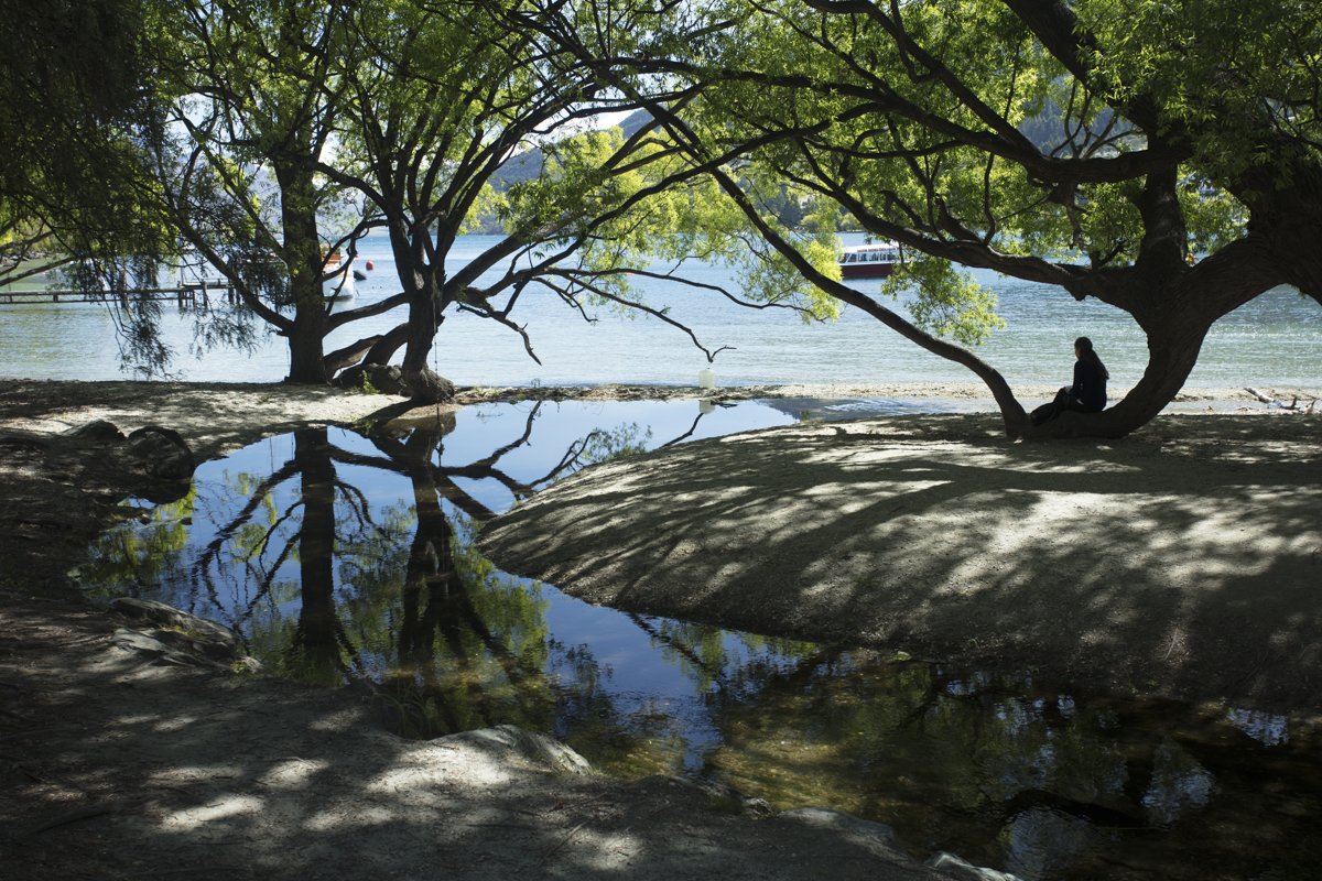 At the Shore of Lake Wakatipu