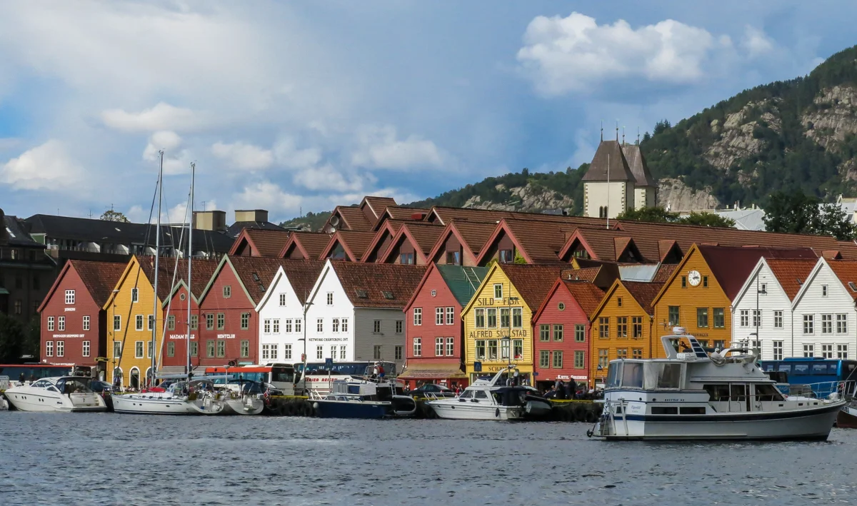 Bryggen Waterfront Area