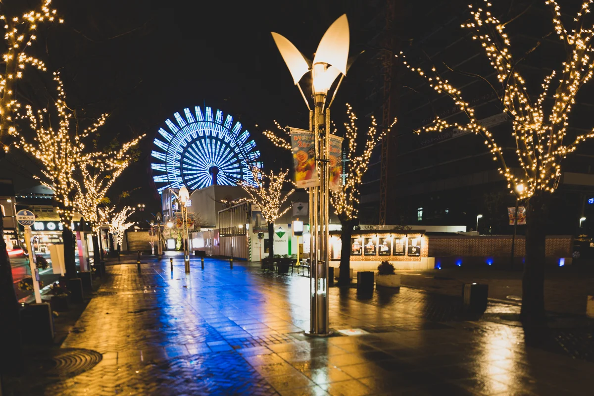 Night Scene at Kobe