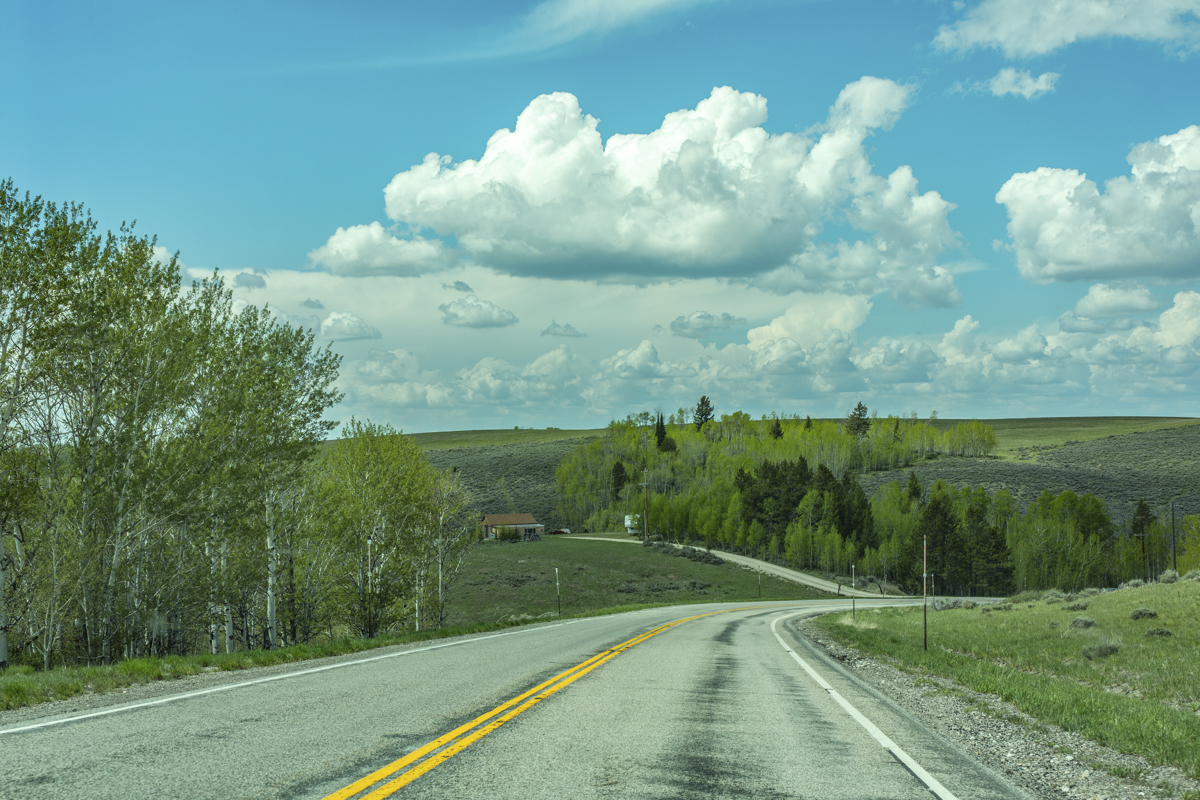 Driving through Idaho to West Yellowstone