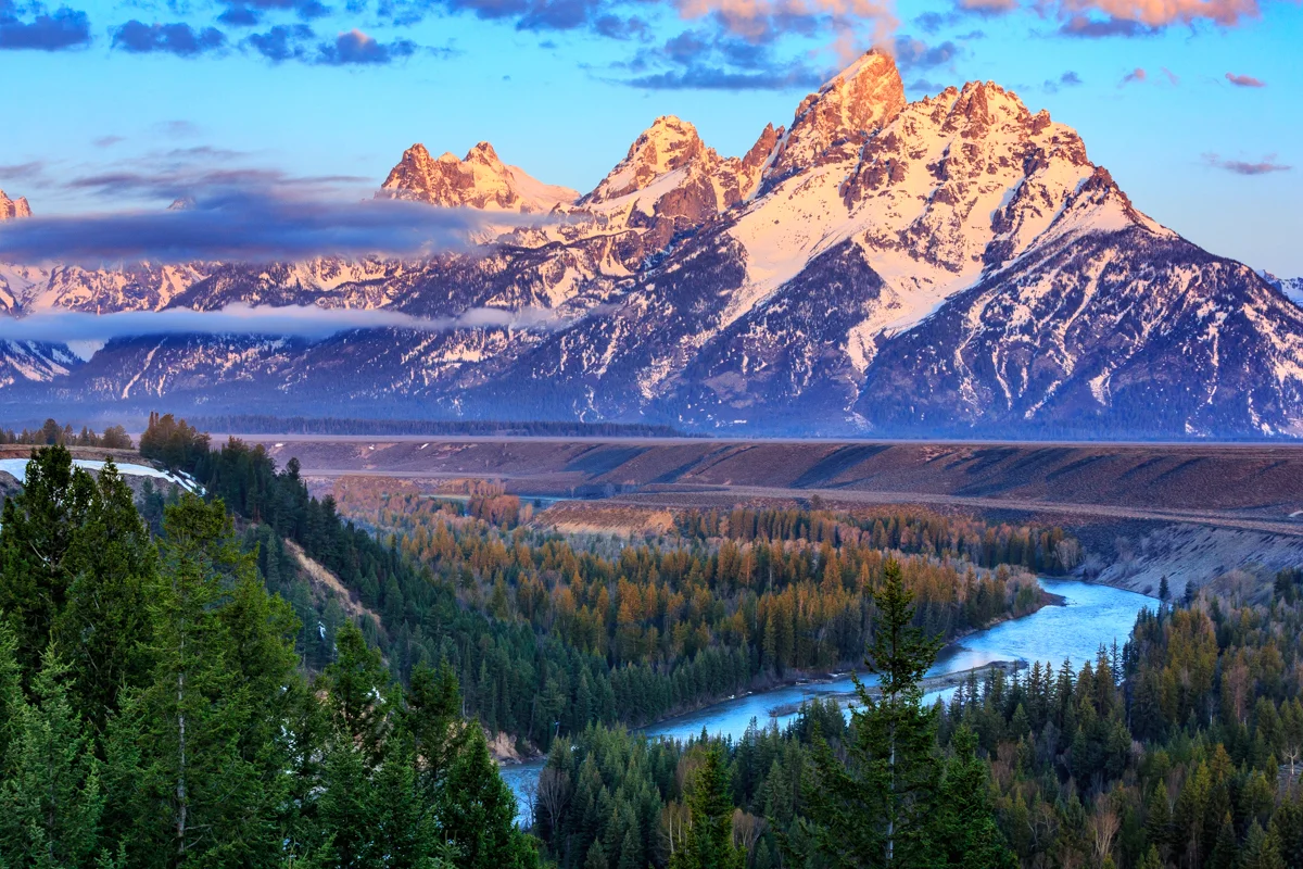Snake River Outlook ..The Spot for which Ansel Adams shot his iconic image