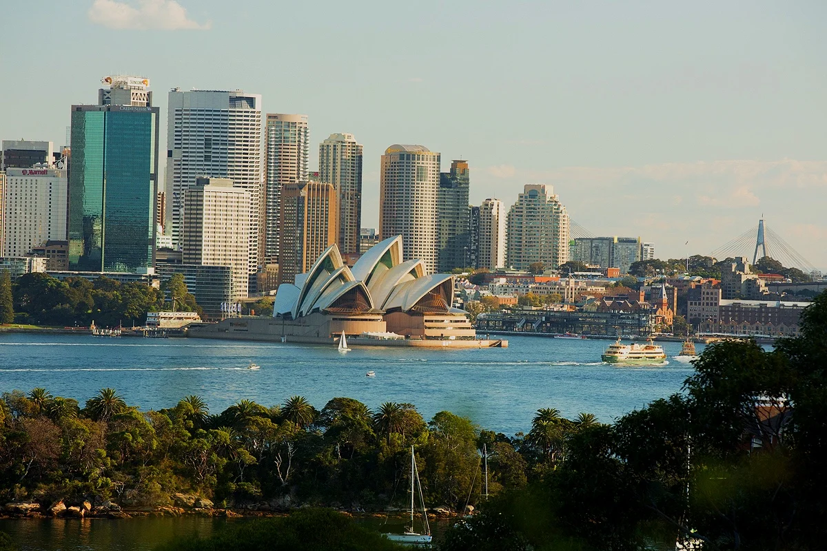 View of Sydney Skyline from Sydney Zoo