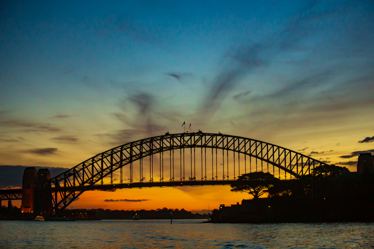 Harbour Bridge at Sunset, Sydney