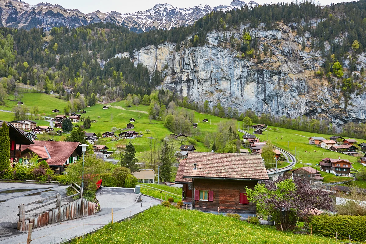 Idyllic Charm of Jungfrau Region, Lauterbrunnen, Switzerland