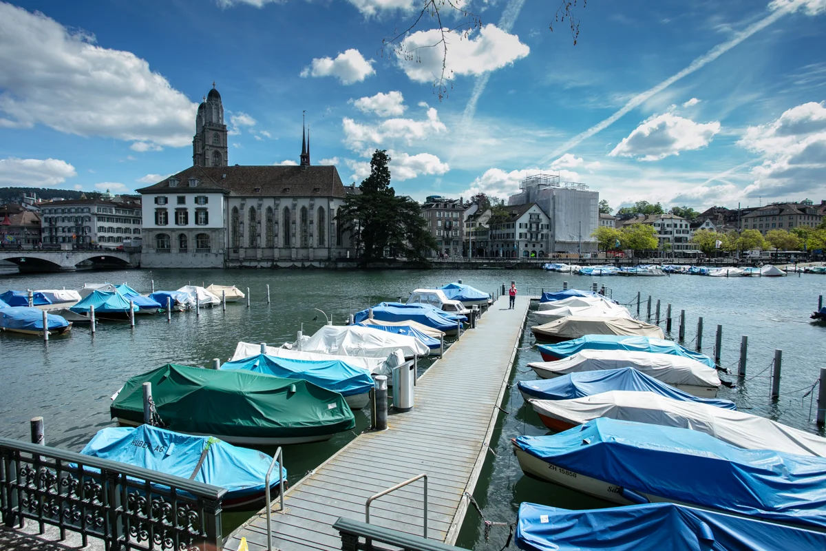Pier at Zurich Old Town
