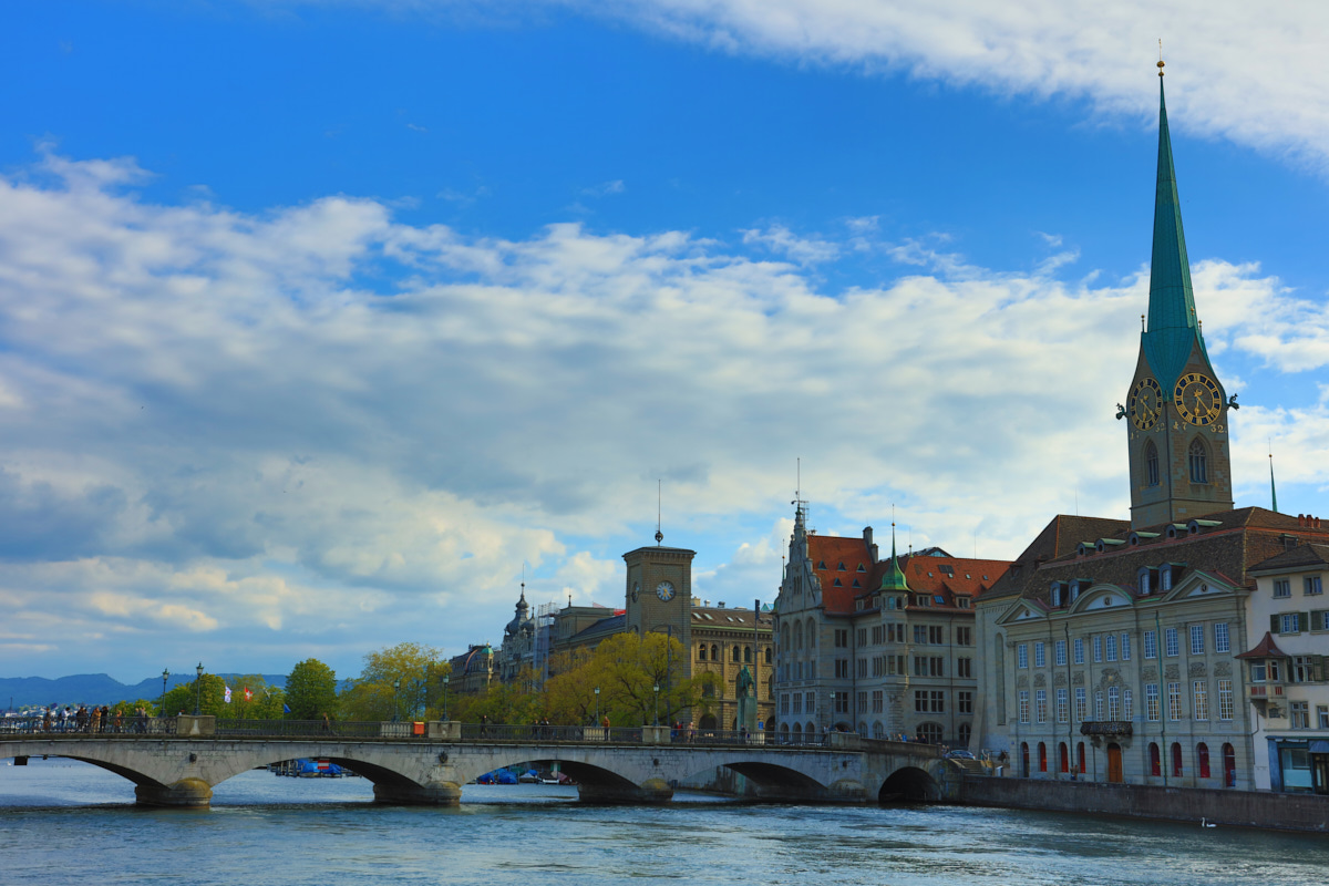 Zurich Old Town scene
