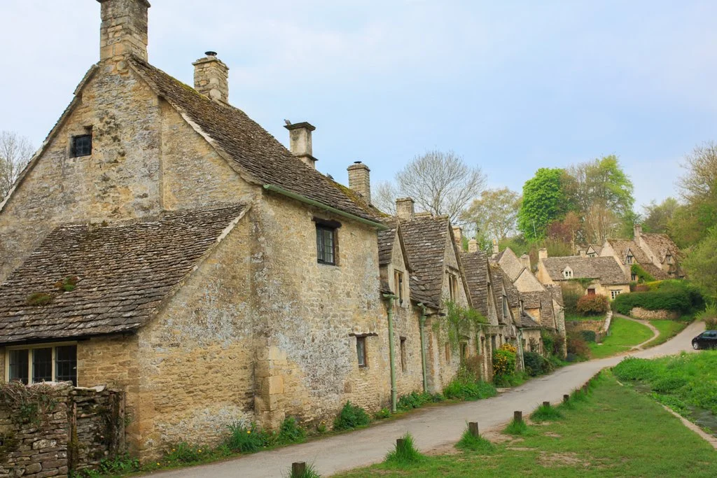 Limestone Houses at a Cotswolds Village