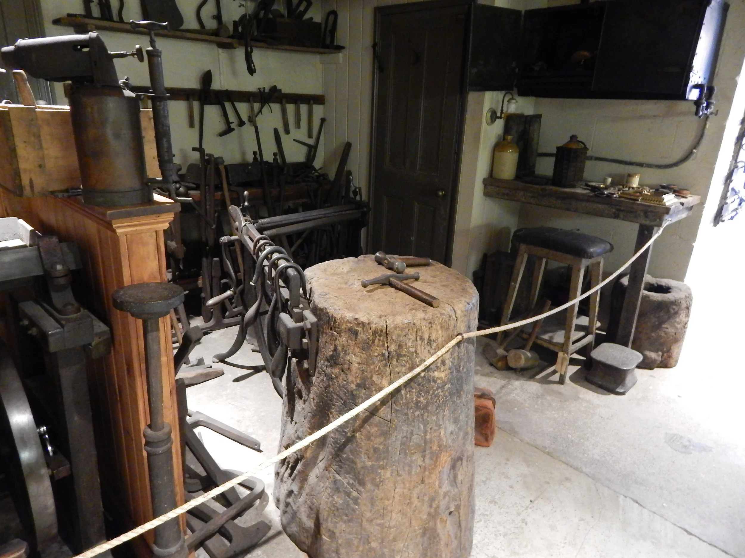 Anvil Made of Wood
