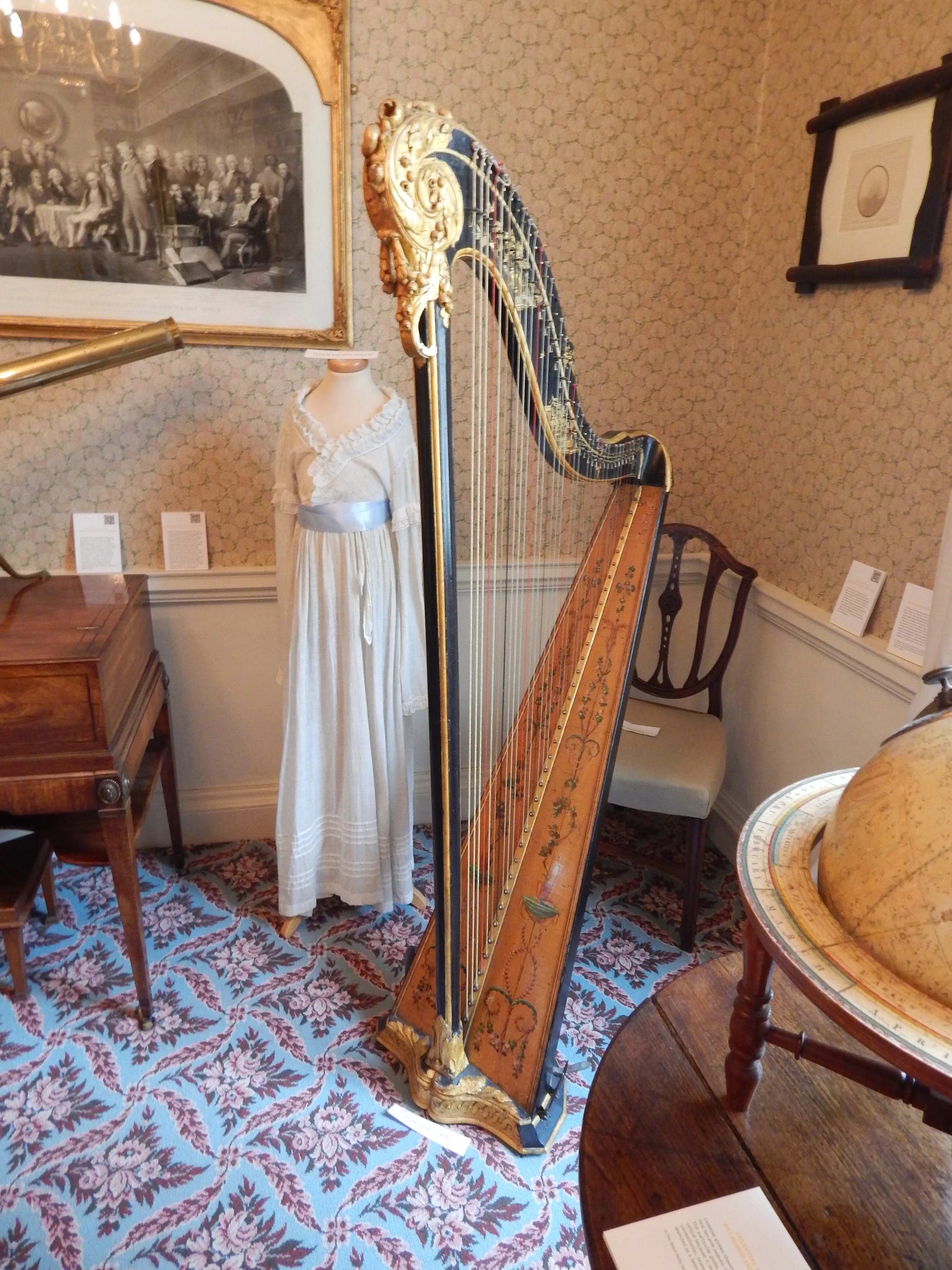 Harp and Dress
