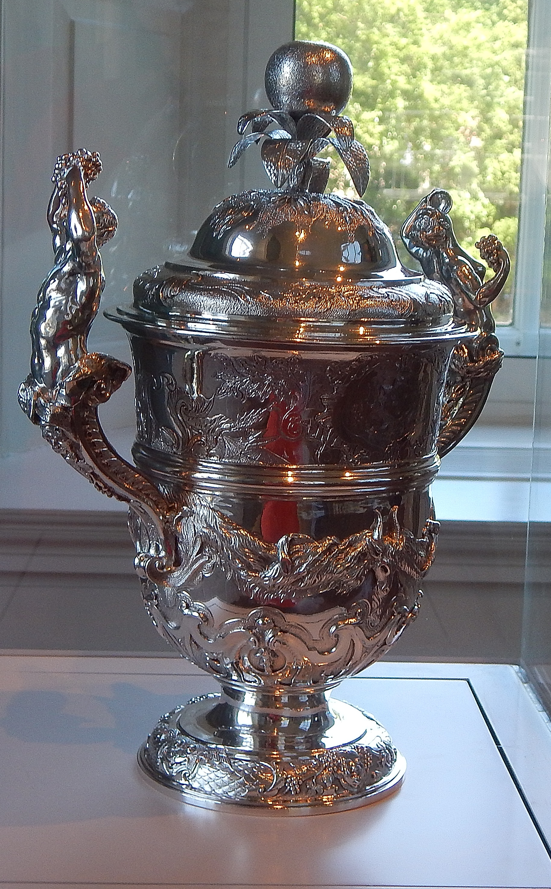 2 Handled Cup and Cover 1736/7