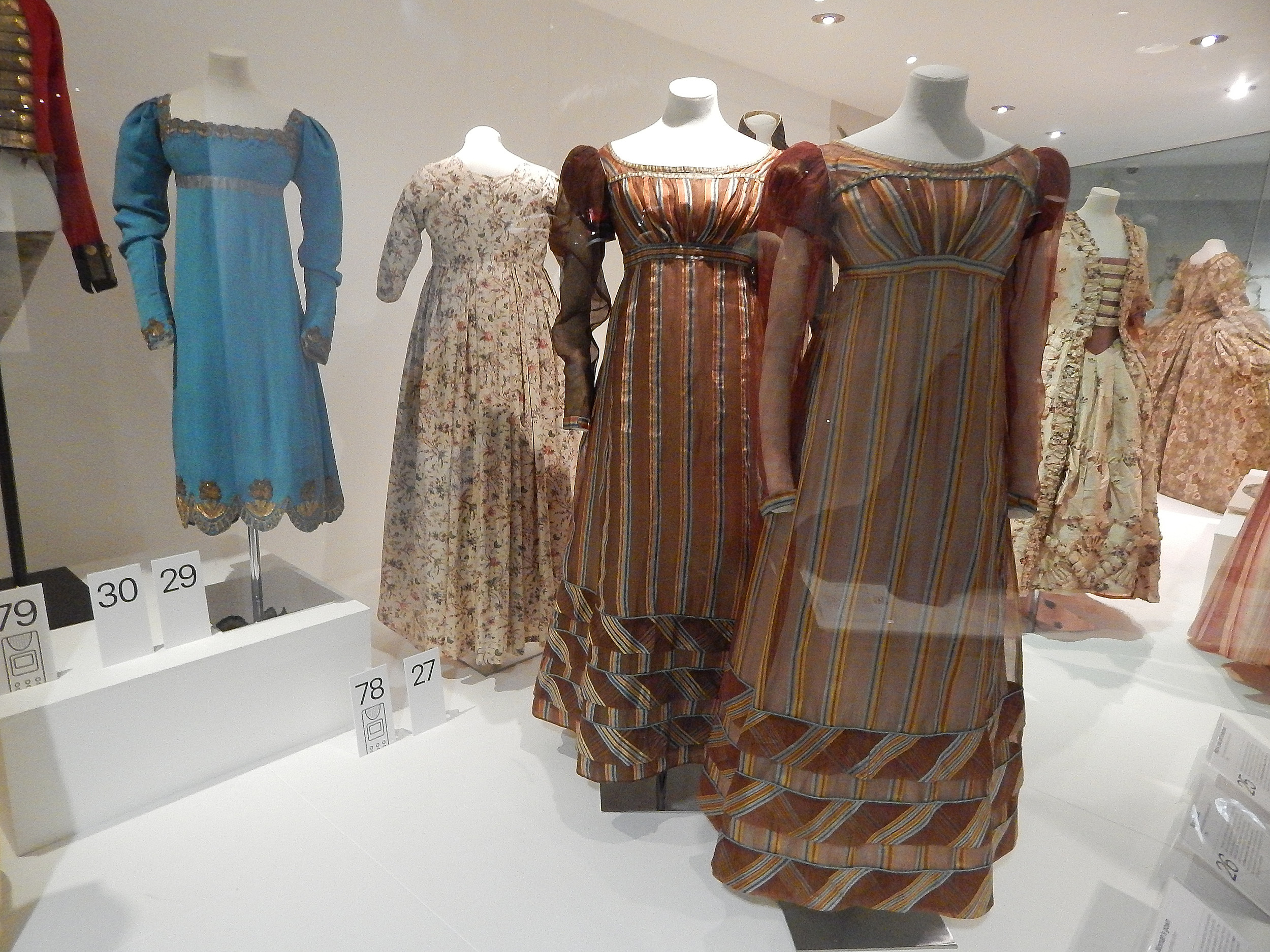 Dresses from the 1800's