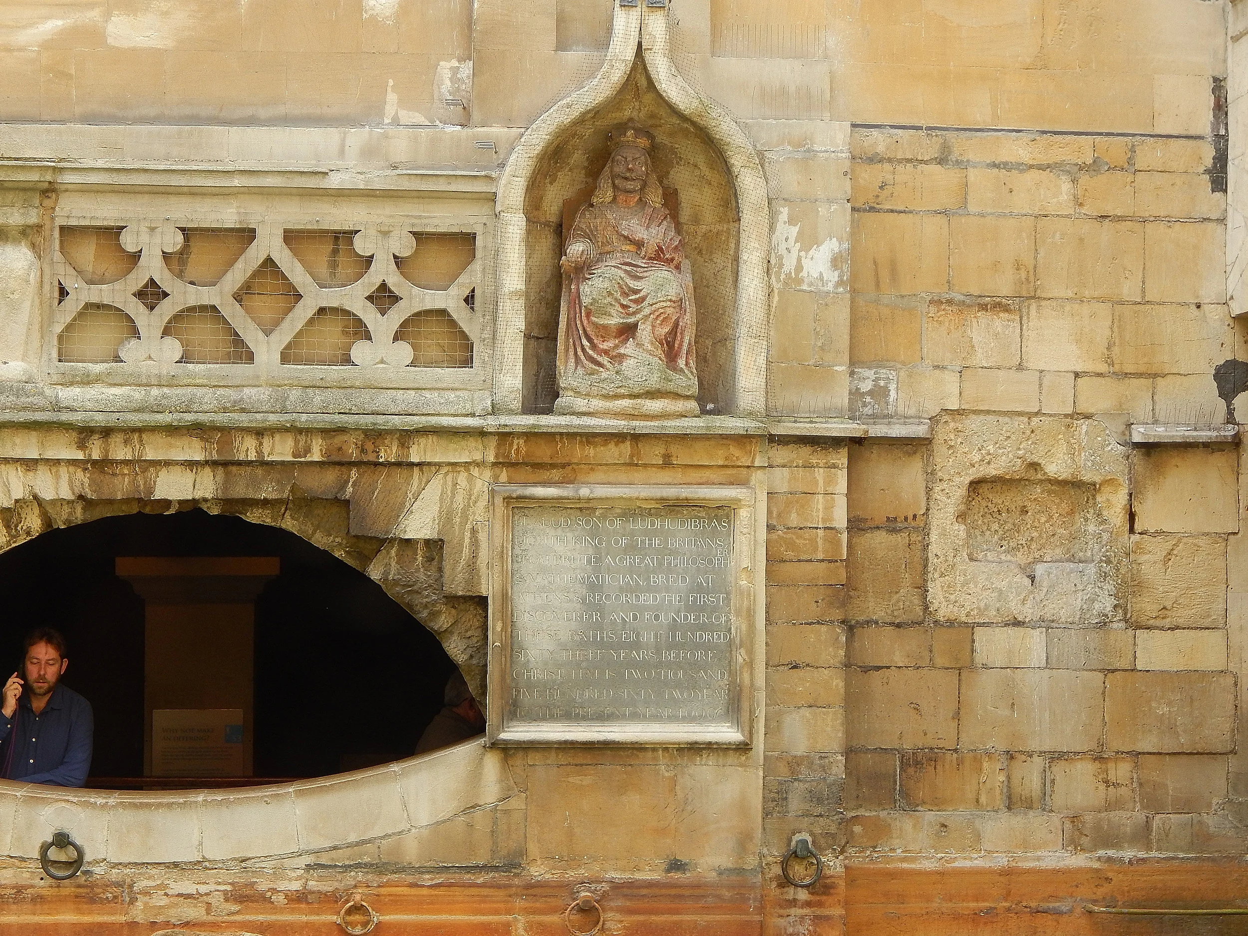 Statue of Bladud, Mythical Founder of Bath