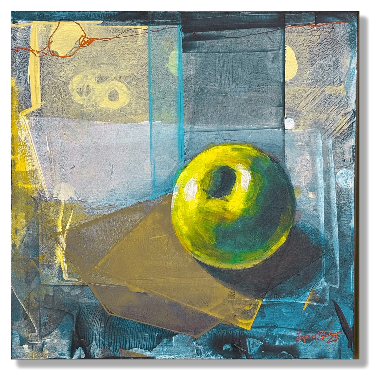 Granny Smith on Blue, 2025