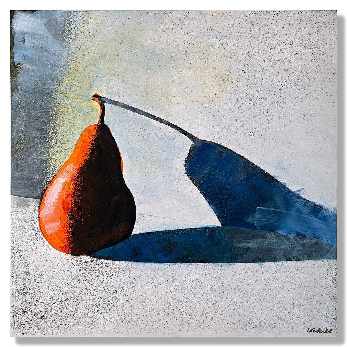 Lonely Bosc on White, 2024