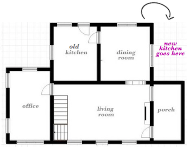 new kitchen floorplan