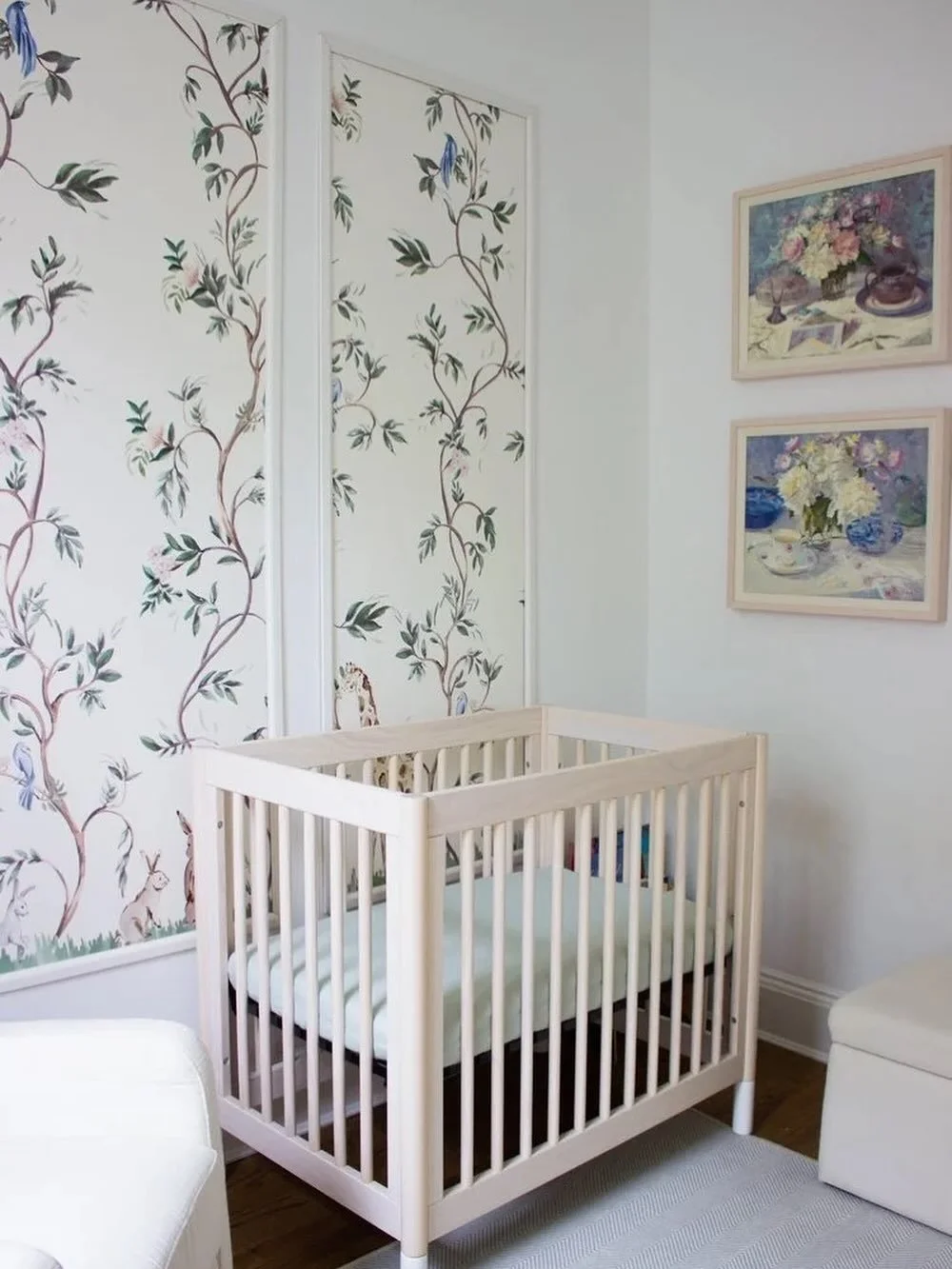A rental doesn&rsquo;t have to be boring. In one of my favorite projects, empty white walls were filled with this sweet, framed animal mural. Proof that even temporary spaces can have personality and charm.